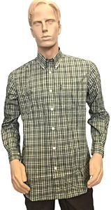Camicia Wood Button Down Verde e Oro Beretta