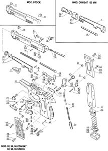 92Stock00 92 D Compact L Type M Beretta