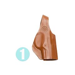 Beretta Fondina in pelle Marrone Modello 06 - Close back side holster, Tiratori Destri Beretta