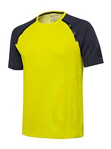 Roundneck Logo T-Shirt Giallo Fluo Beretta