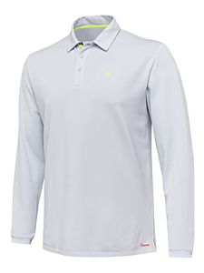 Tech Corporate Polo LS Ice Grey Beretta