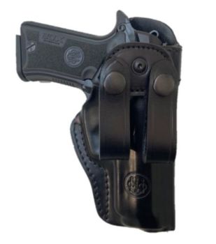 FONDINA IN PELLE SINISTRA SX COLORE NERO - MOD. 01 - 80X RDO Beretta
