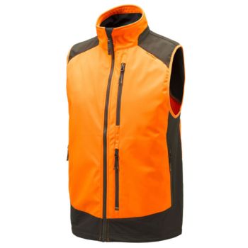 Gilet Butte Softshell Arancio & marrone corteccia Beretta