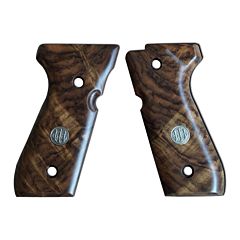 Beretta Guancette Luxury in Legno di Noce Logo Trident per Serie 92 Beretta